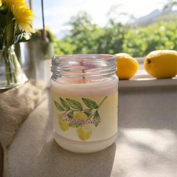 Lemongrass – Rustic Candle
