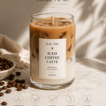 Iced Coffee Latte – Χειροποίητο Κερί Σόγιας 350g