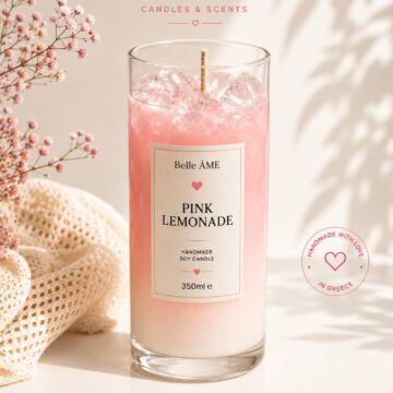 Pink Lemonade – Χειροποίητο Κερί Σόγιας 350g