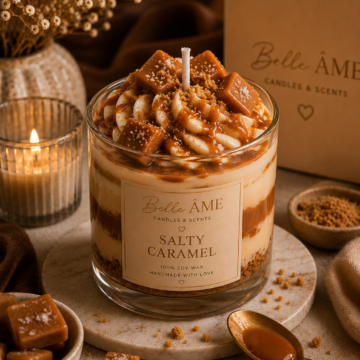 Salty Caramel – Χειροποίητο Κερί Σόγιας